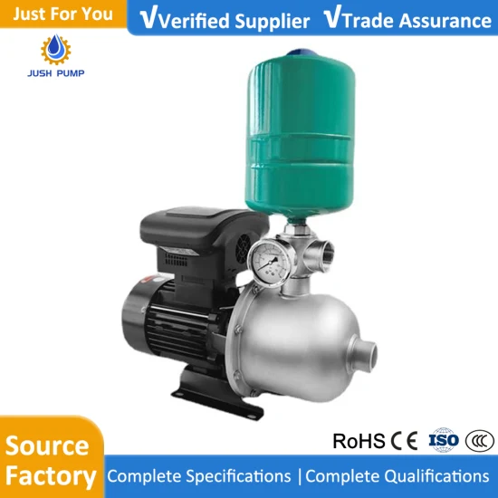 Stainless Steel High Pressure Household Electric Water Pump Jet Heater Air Energy Pipeline Booster Pump Home Circulating Hot Water Pump